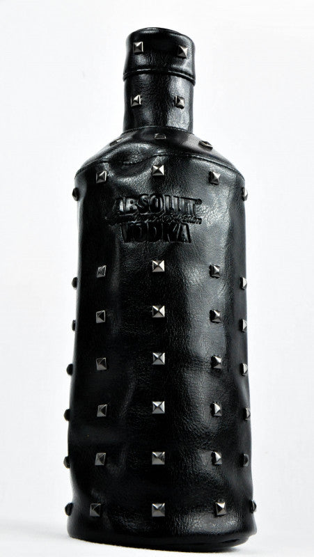 1 Bottiglia di vodka Absolut, confezione regalo con gonna in pelle Masquerade nuovo