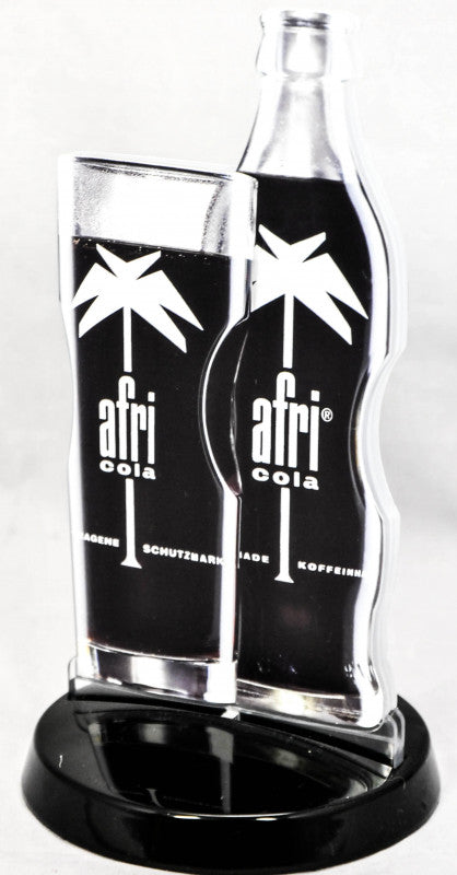 1 Afri Cola Softdrink Espositore per menu Cola, espositore per menu, espositore da tavolo "Bottiglia" nuovo