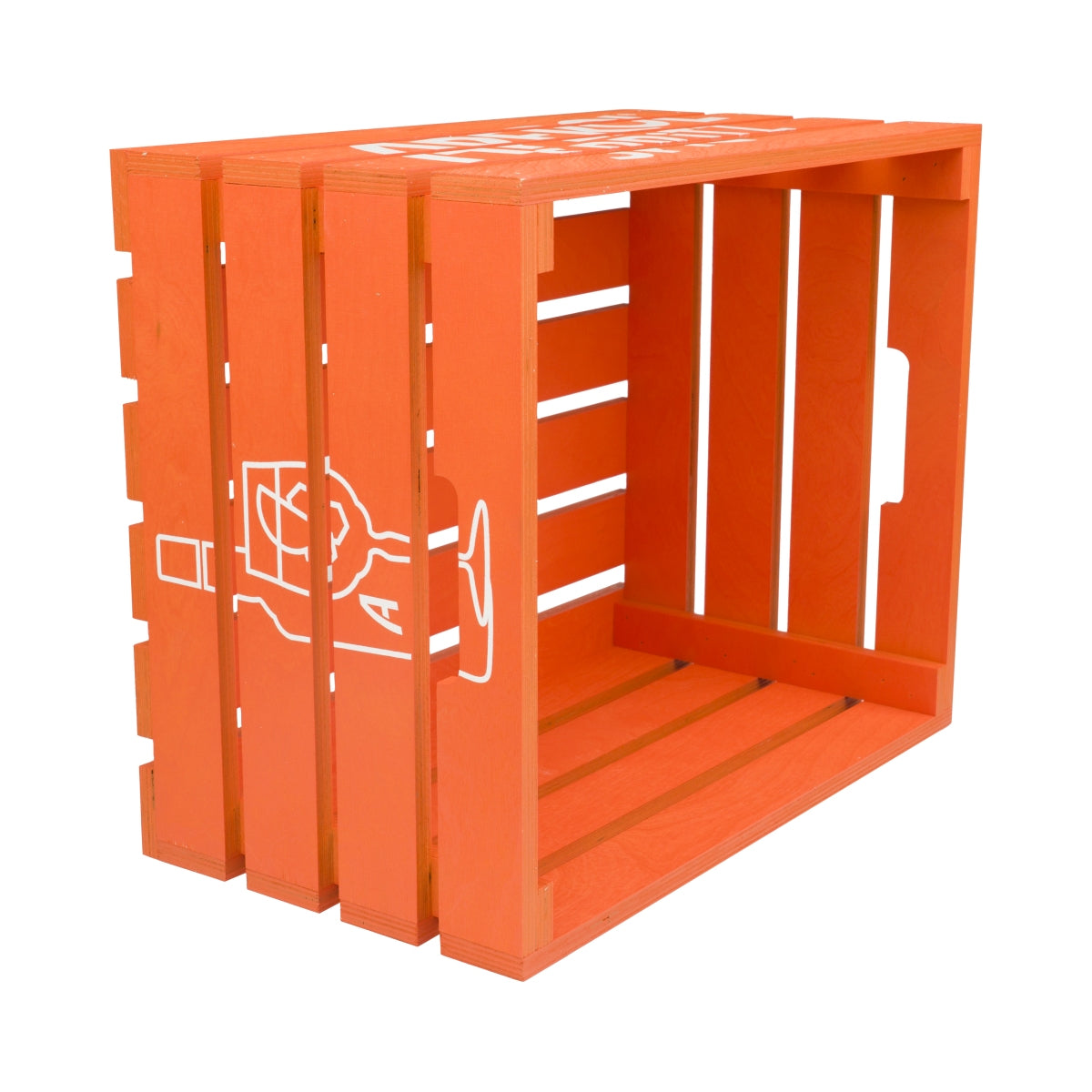 1 Aperol Spritz Liquore Cassetta di Legno Tavolo 45x37x25 cm Arancione "Aperol" nuova – Vista 2