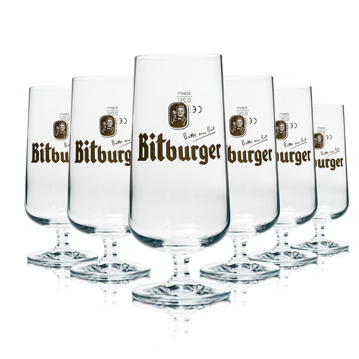 1 bicchiere Bitburger birra 0,25l coppa tulipano Rastal nuovo – Vista 3