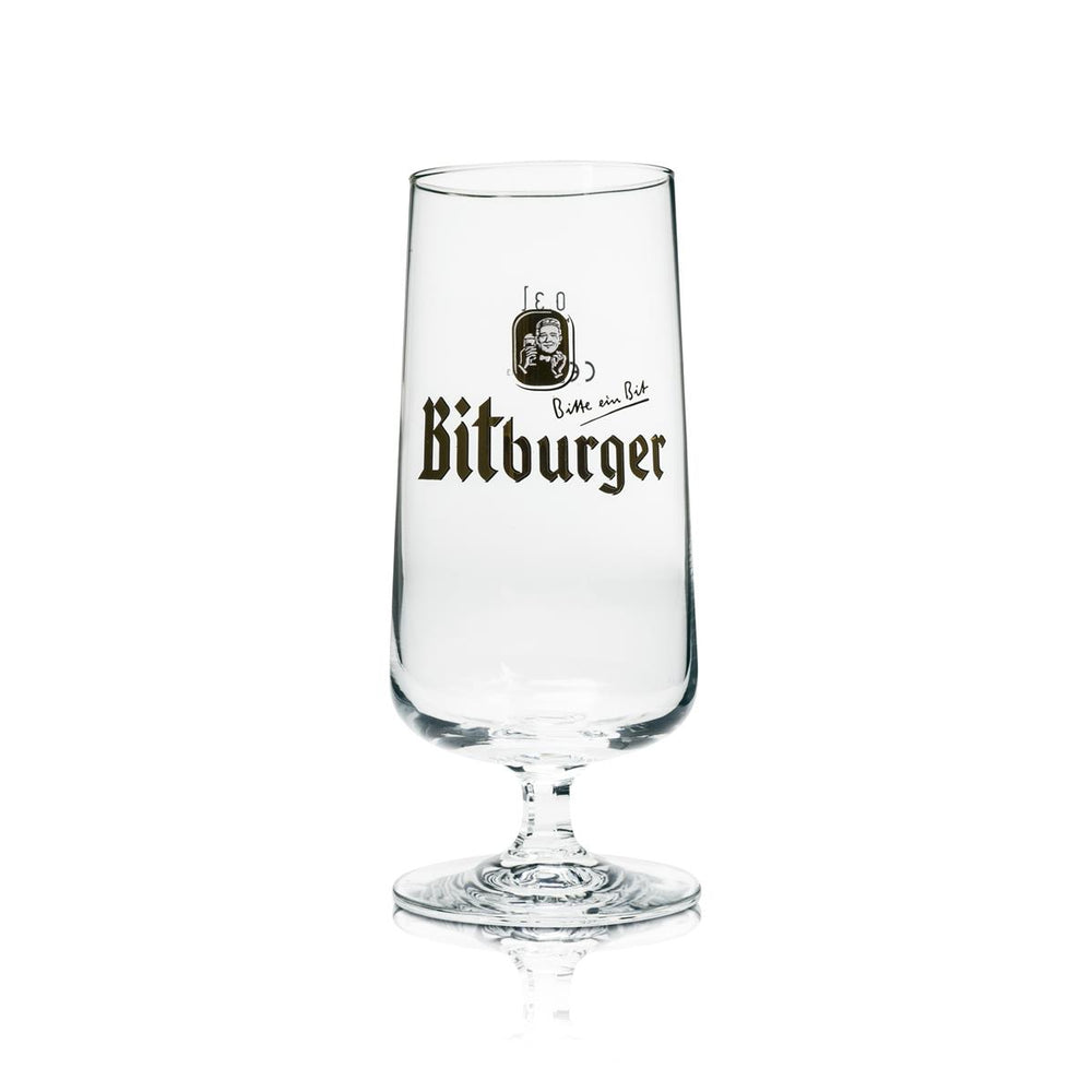 1 bicchiere Bitburger Bier a calice 0,3l Rastal nuovo