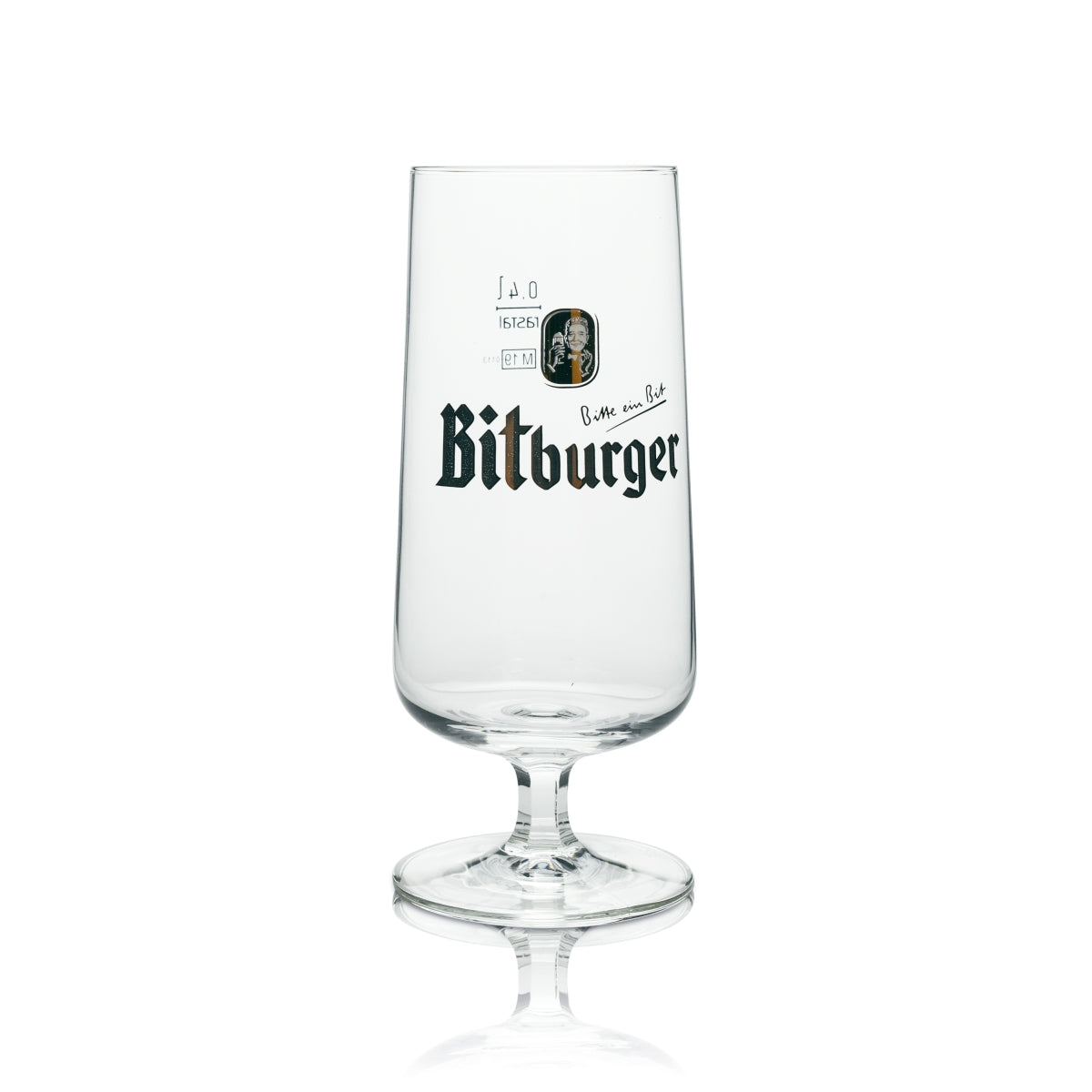 1 Bitburger Bicchiere da Birra 0,4l Coppa nuovo