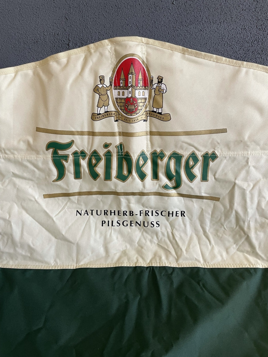 1 Panca da campeggio Freiberger Bier per 2 persone verde/giallo nuova – Vista 2