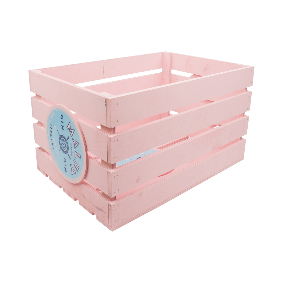 1 Malfy Gin Scatola di legno rosa 45x31x26cm nuova – Vista 2