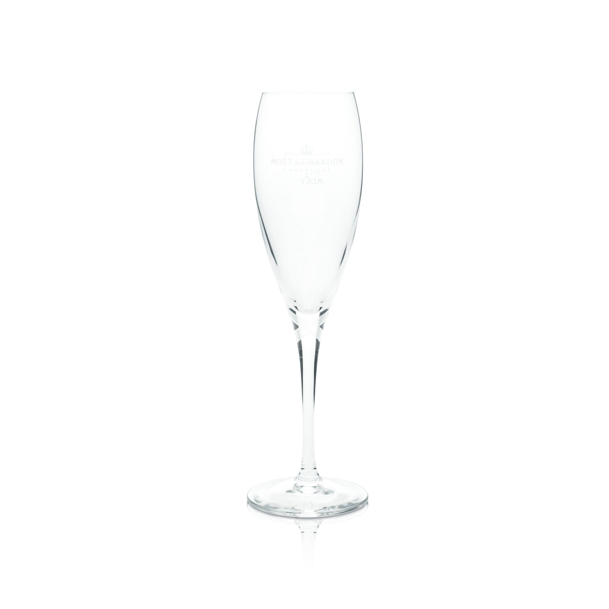1 bicchiere da champagne Moet Chandon con fiocco 0,1 l nuovo