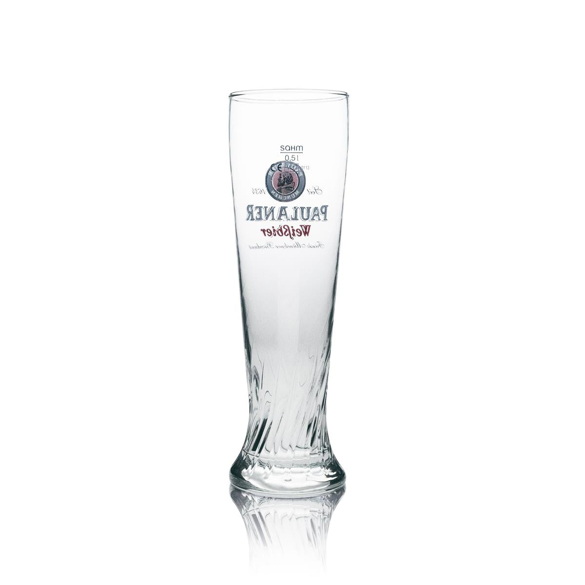 6 bicchieri da birra Paulaner Weißbier 0,5 l Bicchieri Hefeweizen calibrati Gastro Birrificio Baviera – Vista 3