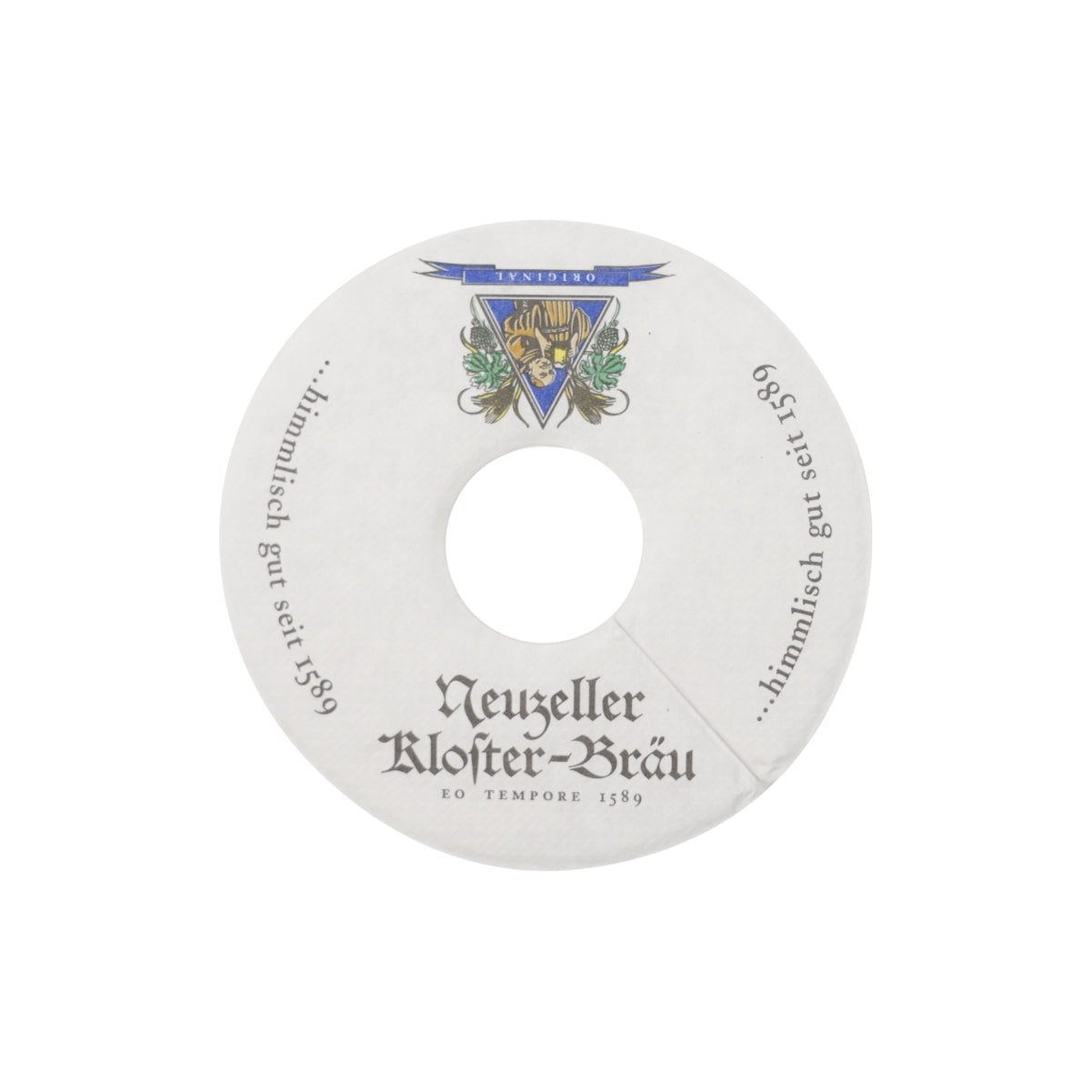 1000x Rosetta per birra Pils Bräu del monastero di Neuzelle, 10 cm, con bordo per bicchieri da birra Pils, tovaglietta da bar