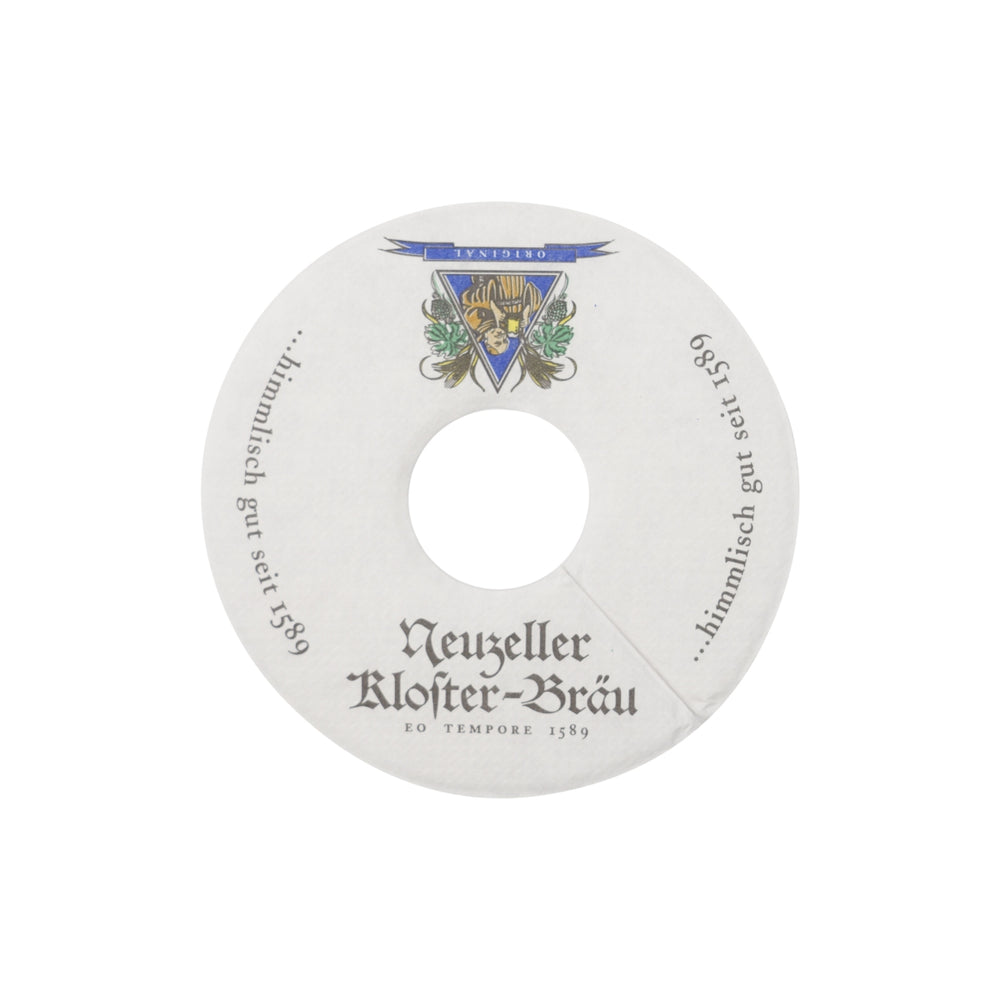 1000x Rosetta per birra Pils Bräu del monastero di Neuzelle, 10 cm, con bordo per bicchieri da birra Pils, tovaglietta da bar