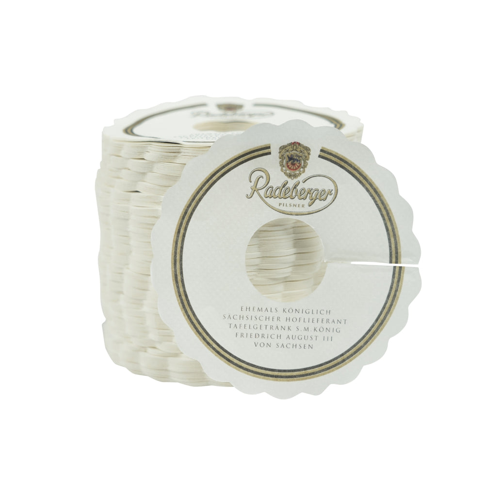 1000x rosette di birra Radeberger Pils collare gocce tovagliette bicchieri gastronomia