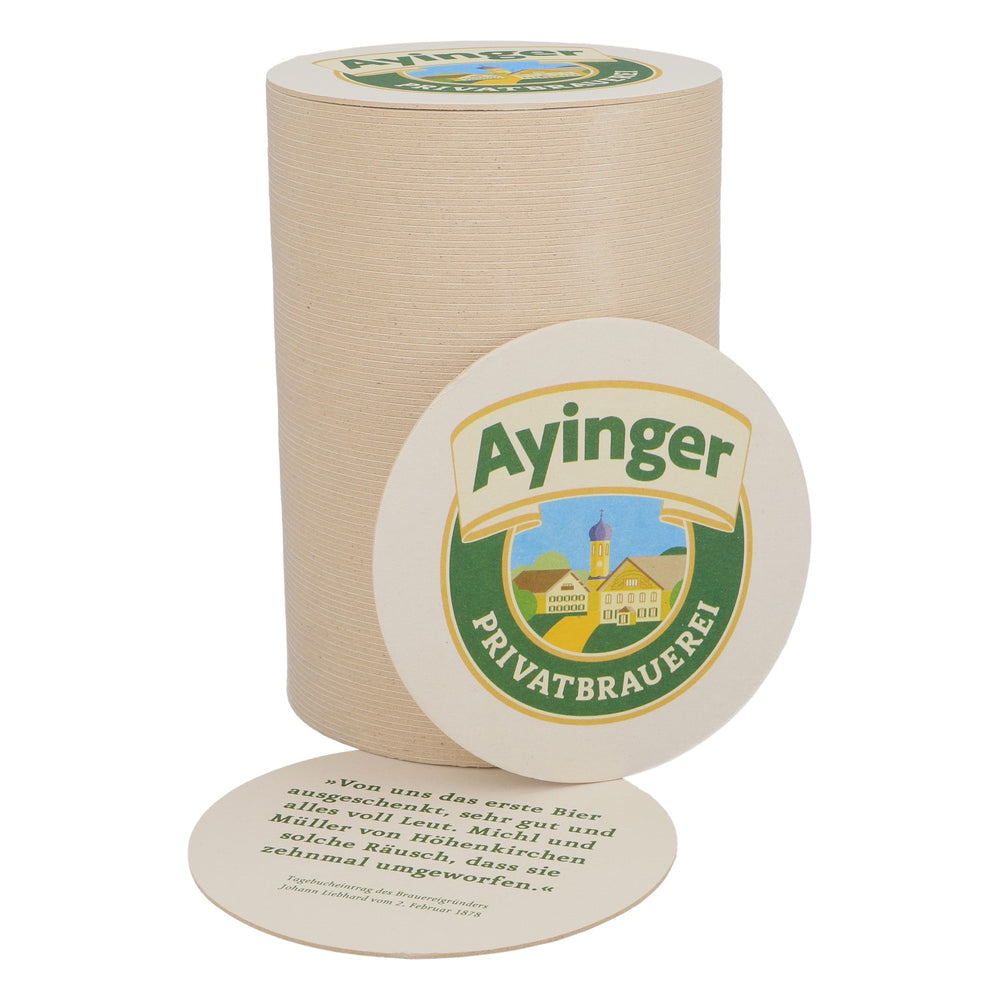 100 sottobicchieri Ayinger Bier Sottobicchieri Sottobicchieri in cartone Birrificio privato