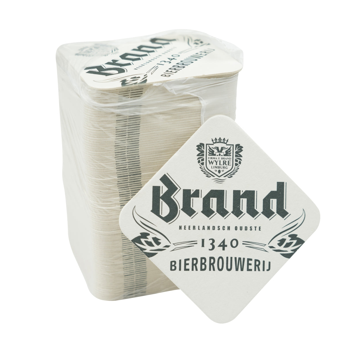 100 sottobicchieri in feltro con logo di birra olandese Brouwerij Bar