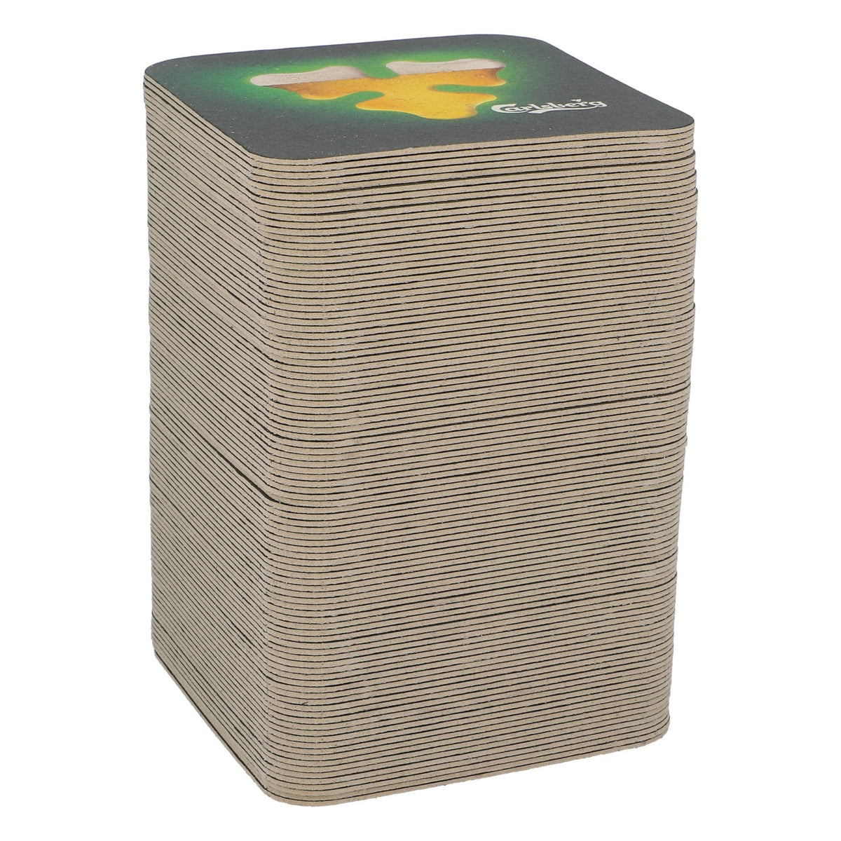 100x sottobicchieri Carlsberg sottobicchieri in cartone 9,5x9,5 cm – Vista 2