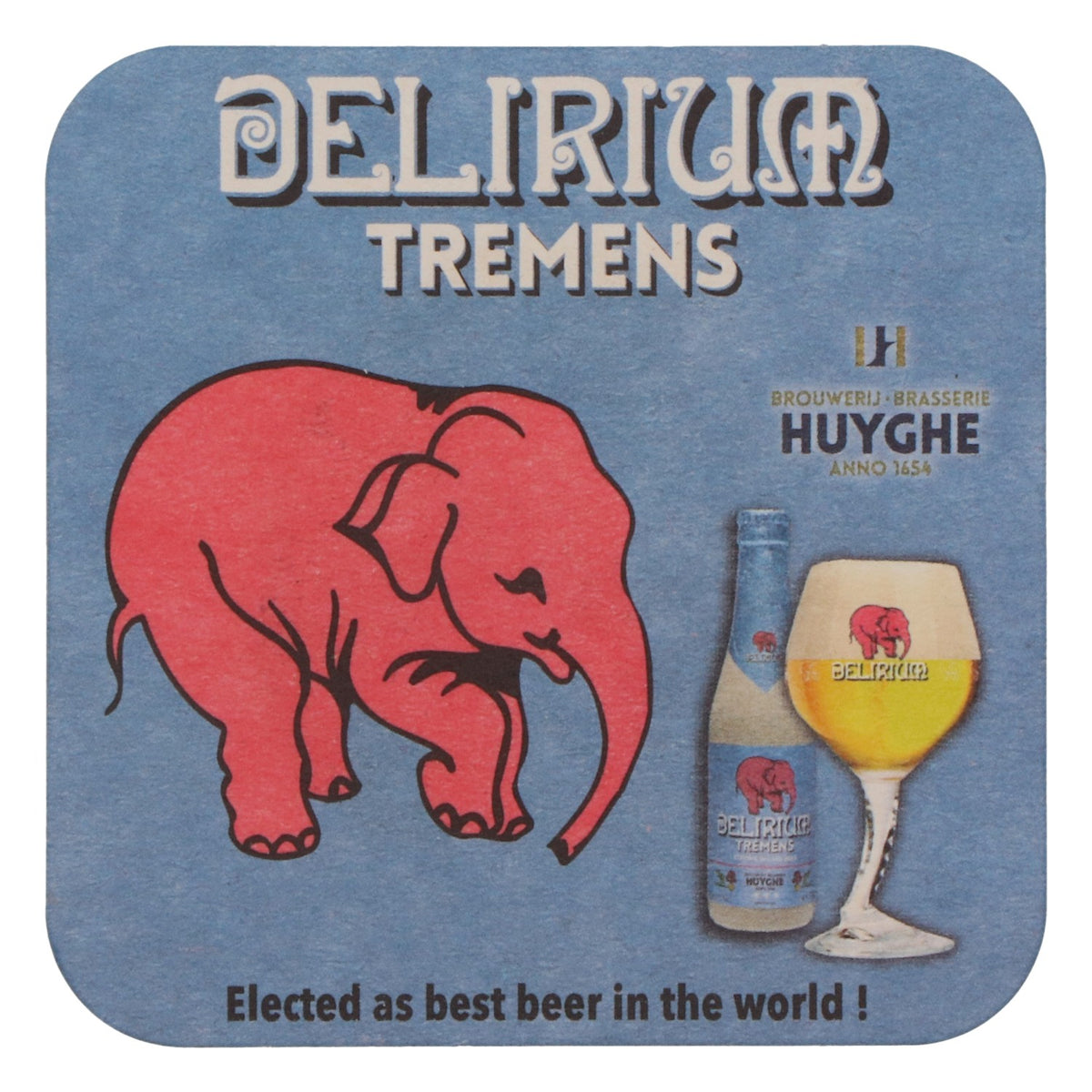 100x sottobicchieri Delirium Bier Bierdeckel Sottobicchieri in vetro Accessori da bar 9x9 cm – Vista 3