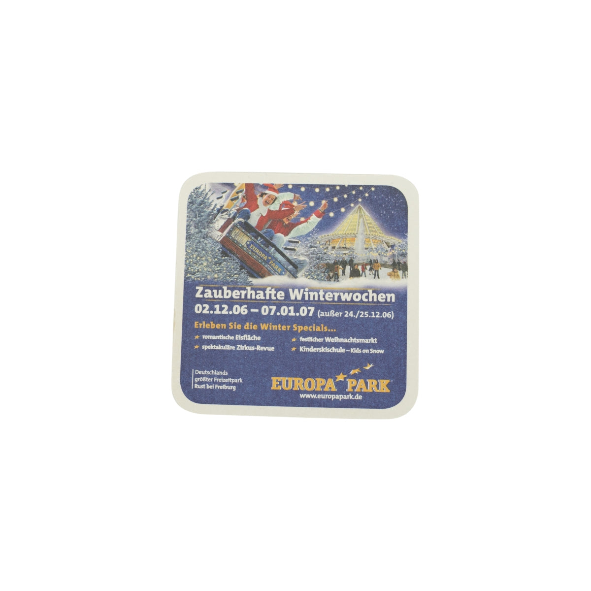 100 sottobicchieri Erdinger Bier 10x10 cm bianchi come la neve Sottobicchieri in vetro Tappetini per bicchieri di birra – Vista 2
