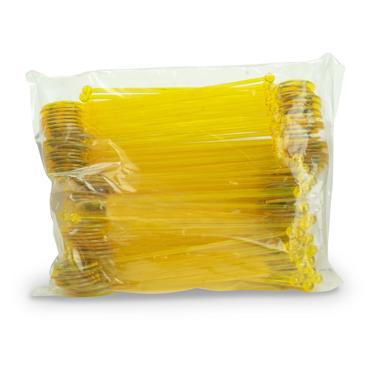 100x Four Roses Whiskey Stirrer giallo plastica – Vista 2