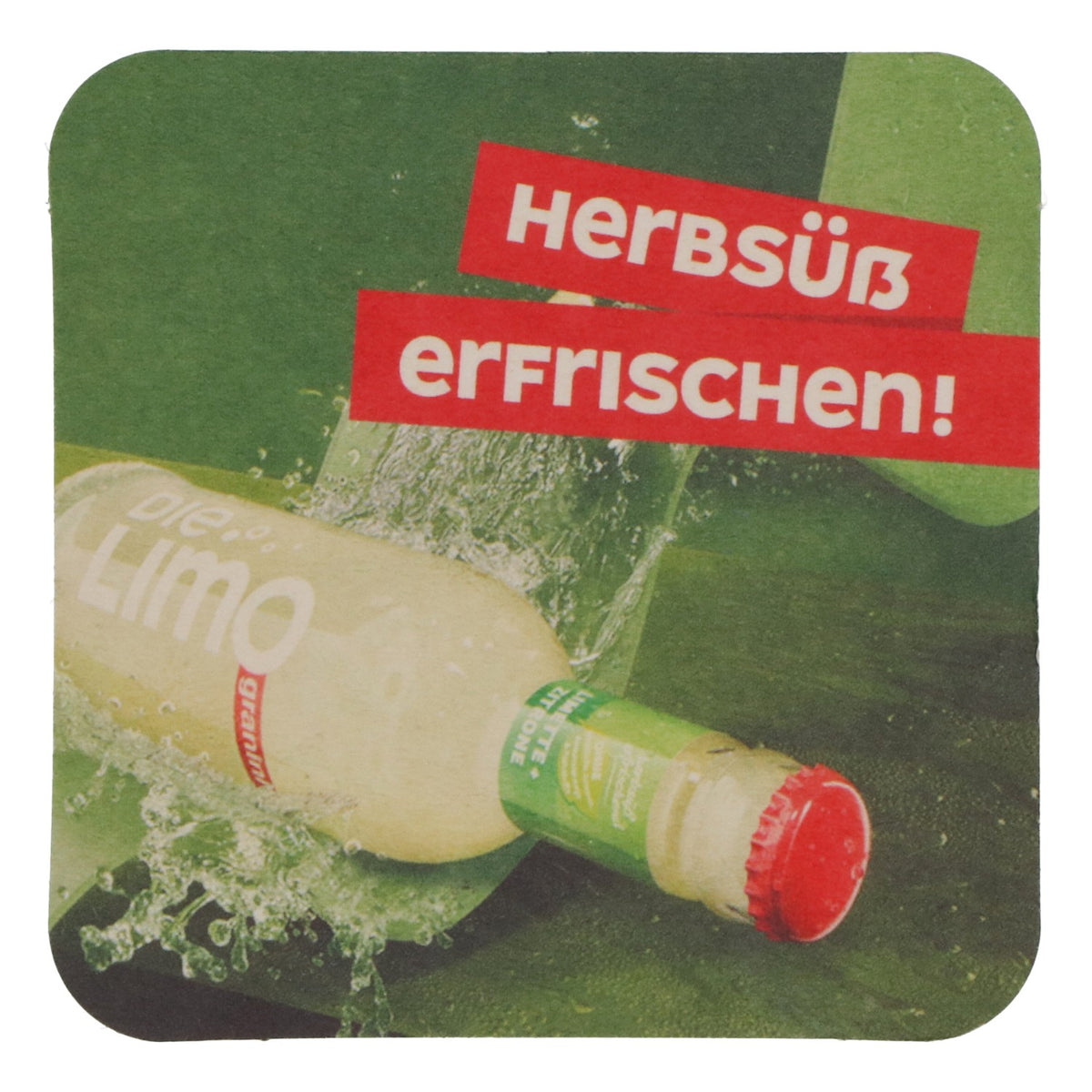 100x Granini Softdrink Sottobicchieri Sottobicchieri in vetro Accessori da bar "Die Limo" Verde – Vista 3