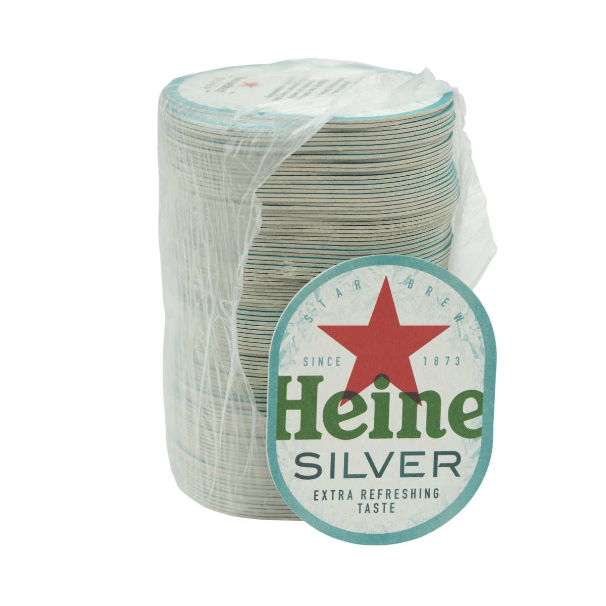 100x sottobicchieri Heineken in feltro per bicchieri Silver Brouwerij Beer