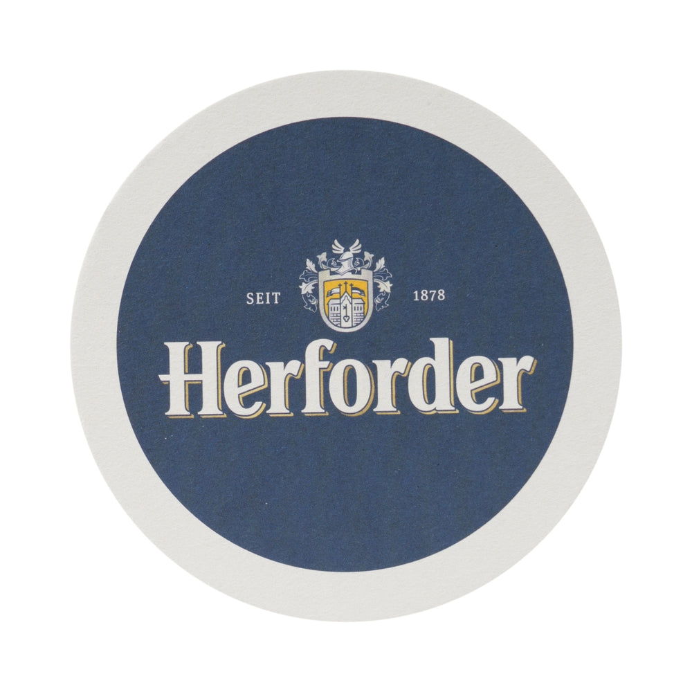 100 sottobicchieri in cartone Herforder Bierdeckel per bicchieri da birra, protezione per tavoli, gastronomia
