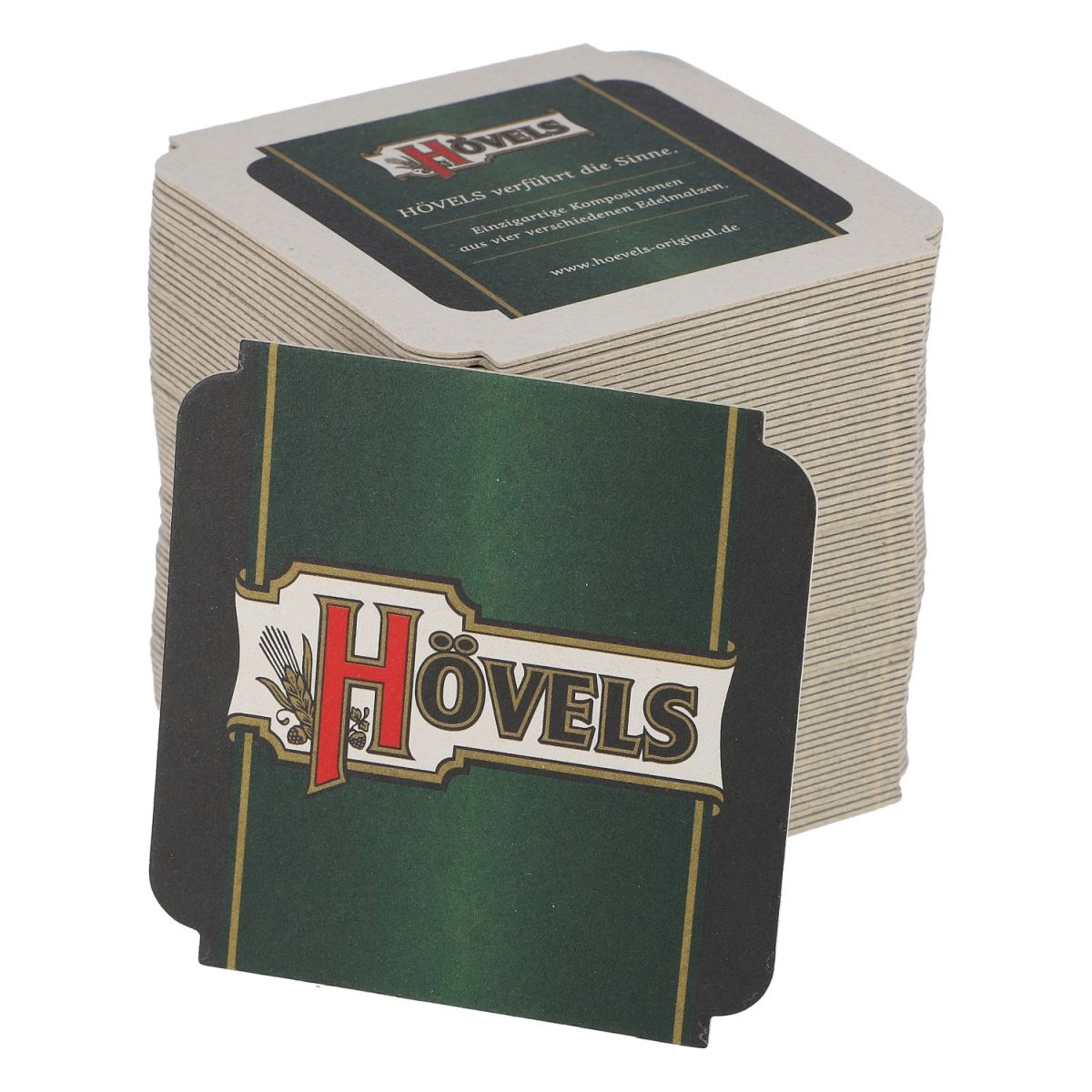 100 sottobicchieri Hövels 9,5x9,5 cm Sottobicchieri con protezione antigoccia per la ristorazione – Vista 3