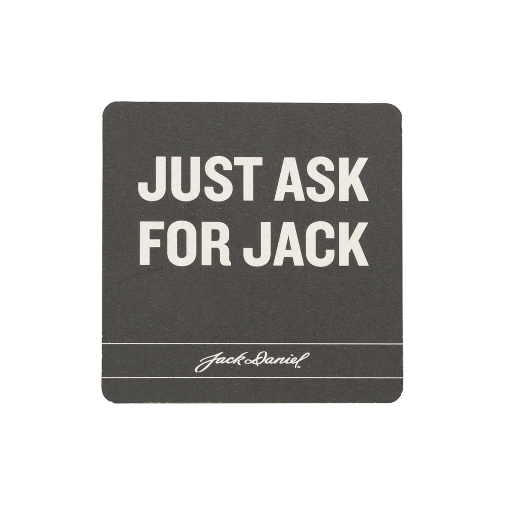 100 sottobicchieri Jack Daniels Whiskey Just Ask For Jack Sottobicchieri in cartone