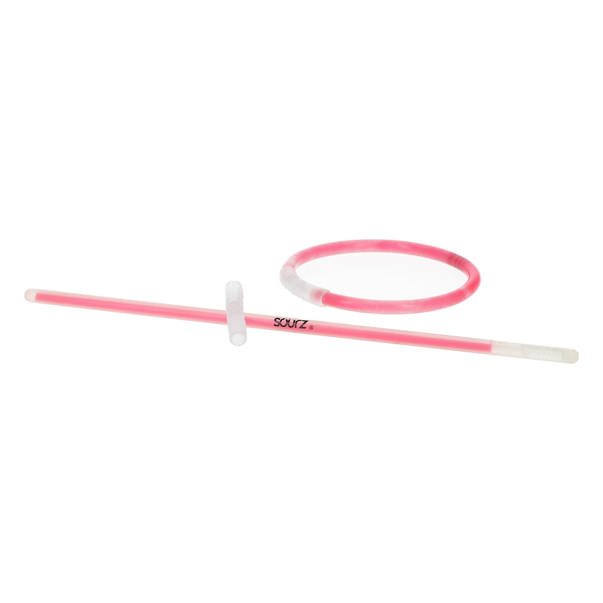 100x Sourz Braccialetto luminoso Lumi Pink 20 cm Accessorio per feste e festival – Vista 7