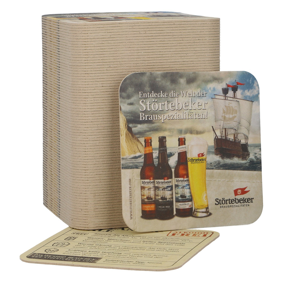 100 sottobicchieri Störtebeker "Atlantik-Ale" analcolici