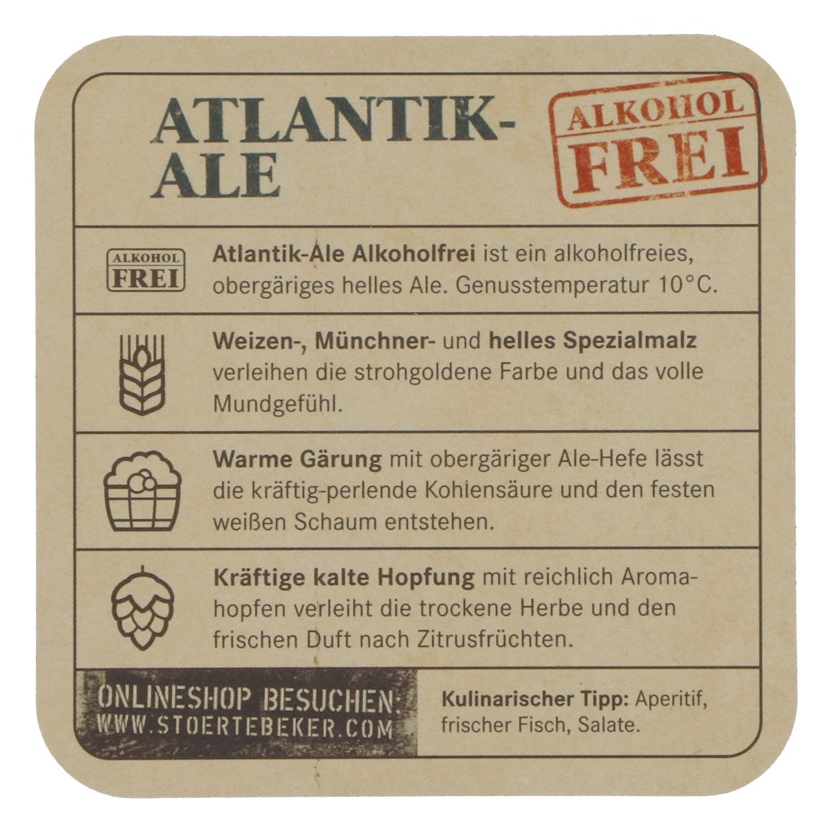 100 sottobicchieri Störtebeker "Atlantik-Ale" analcolici – Vista 4