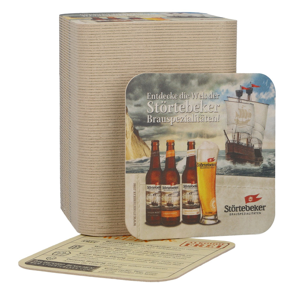 100 sottobicchieri Störtebeker "Bernstein-Weizen" analcolici, originali