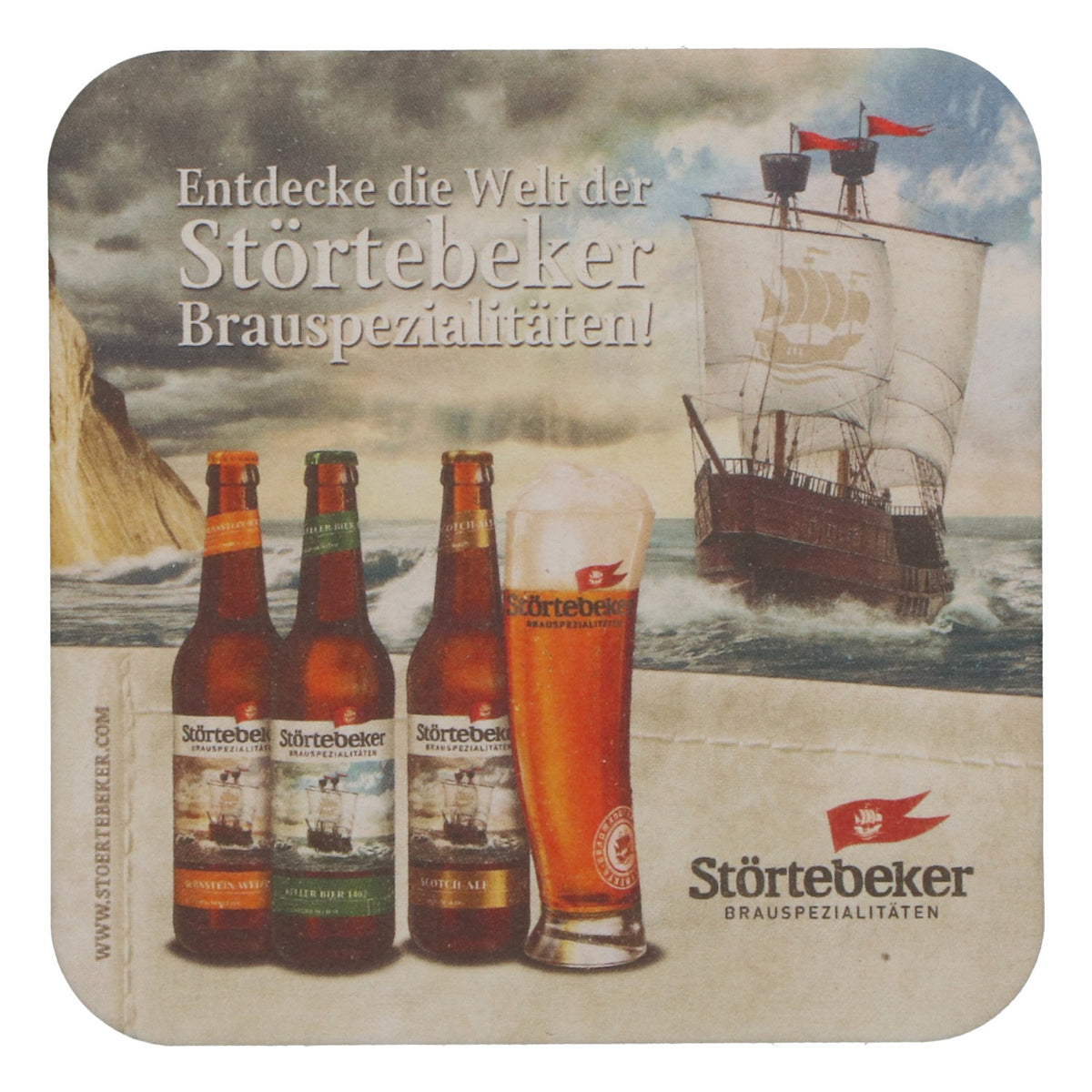 100 sottobicchieri Störtebeker Scotch Ale, nuovi, accessori da bar originali – Vista 3