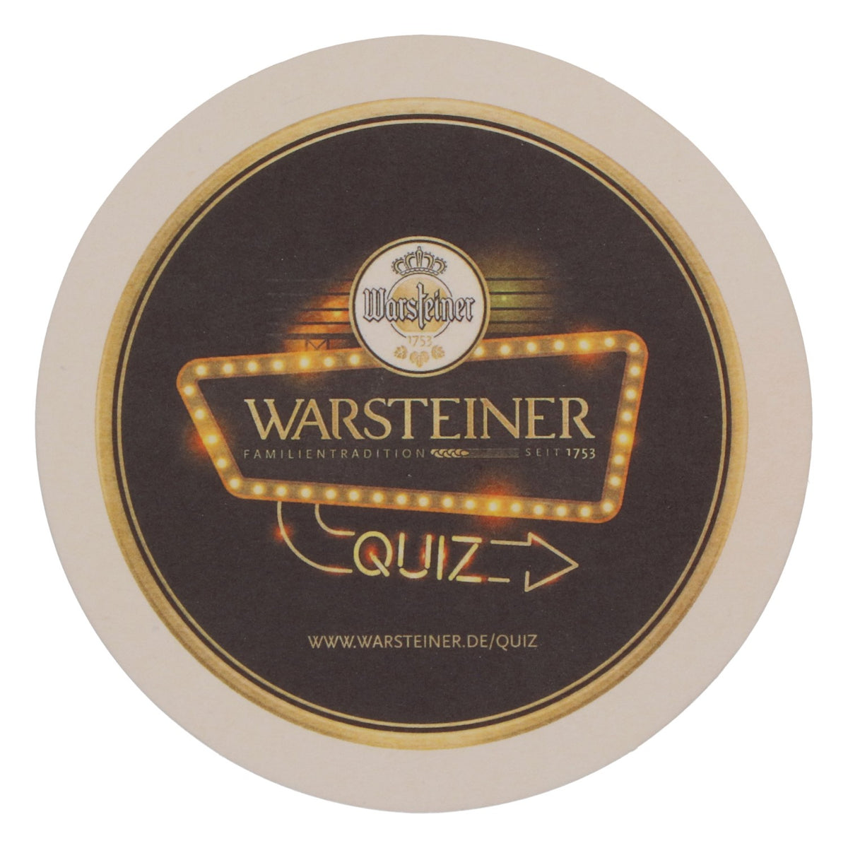 100 sottobicchieri Warsteiner Ø 10,5 cm "Quiz" – Vista 3