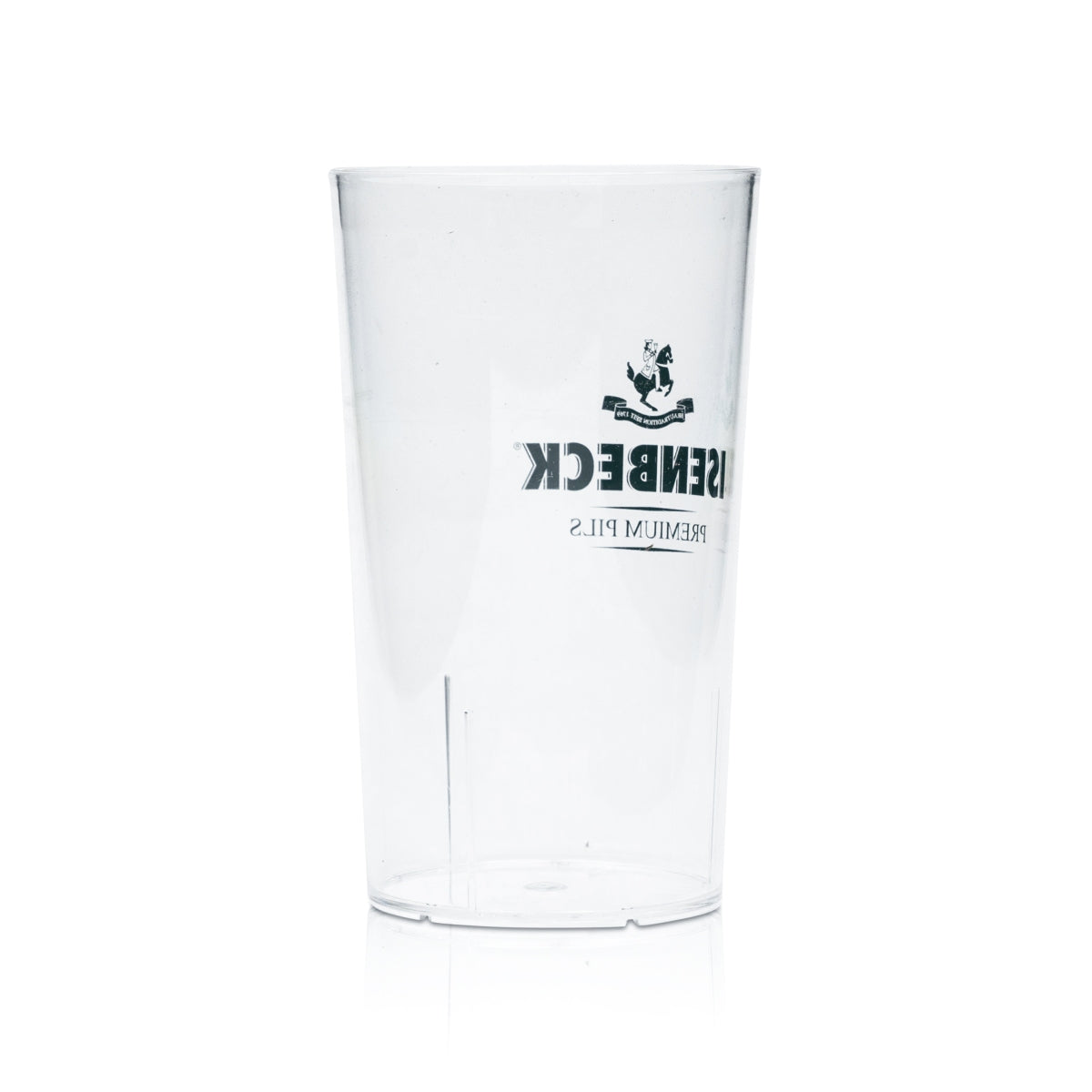 10 bicchieri riutilizzabili per birra Isenbeck da 0,3 l Festival Beer Cup impilabili in vetro per feste – Vista 3