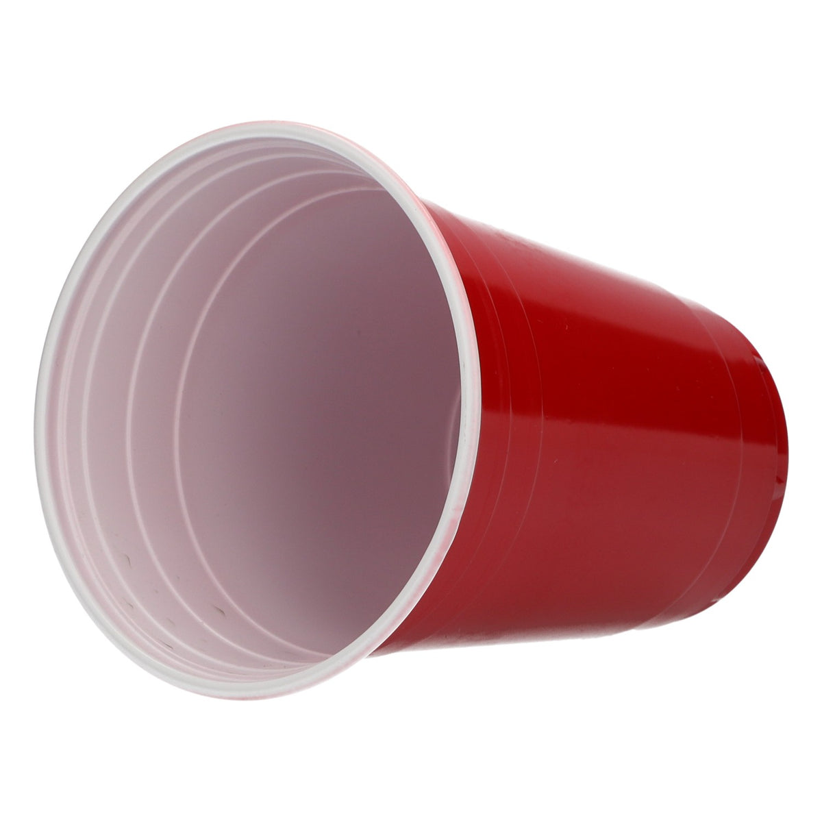 10 bicchieri di plastica Red Cup Party Line Bicchieri usa e getta Bicchieri da birra in plastica Party – Vista 2