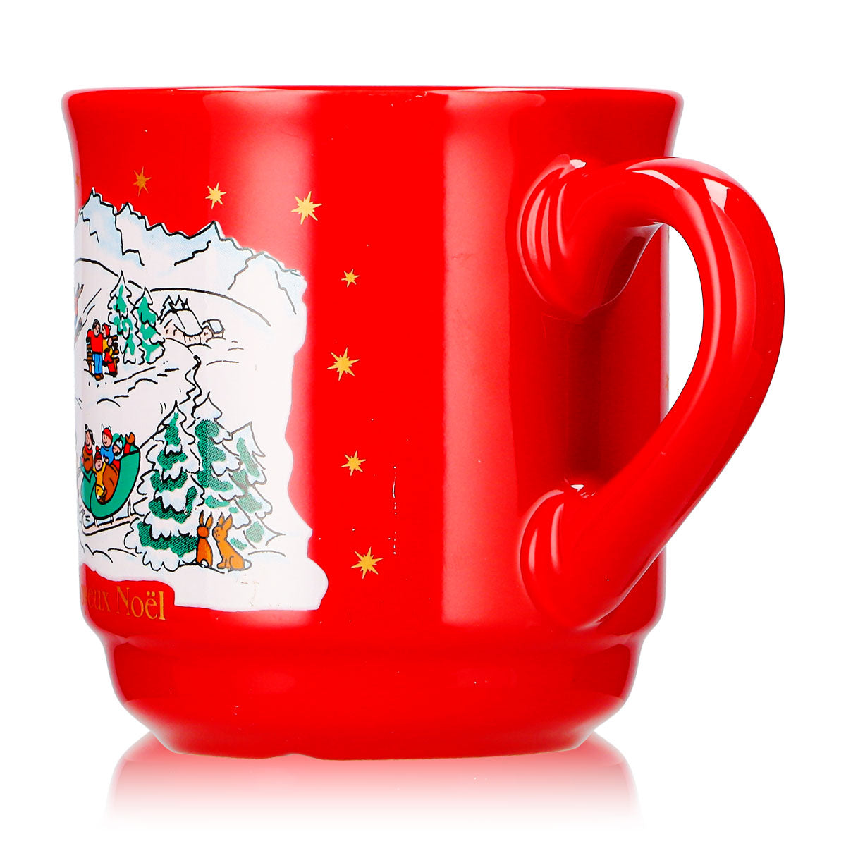 12 tazze da vin brulé Mohaba, modello 8000, "Buon Natale", invernali, rosso fuoco, 0,2 l, graduate – Vista 5