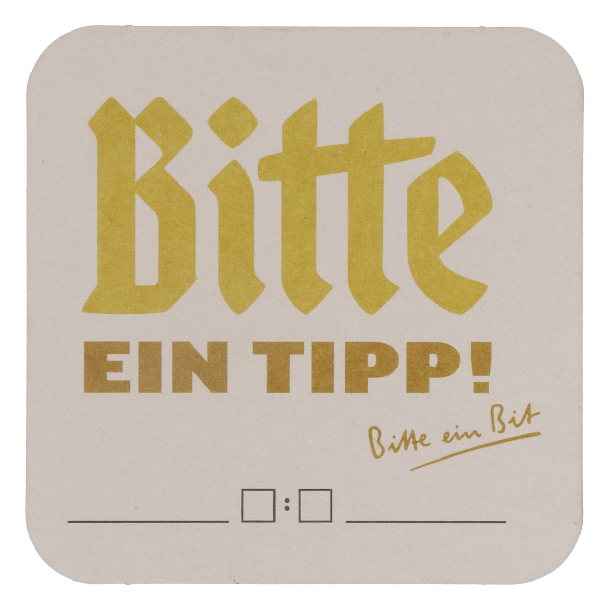 125 sottobicchieri Bitburger Bier 9x9 cm "Bitte ein Tipp" (Un consiglio, per favore) Retro "Euro 2024" – Vista 3