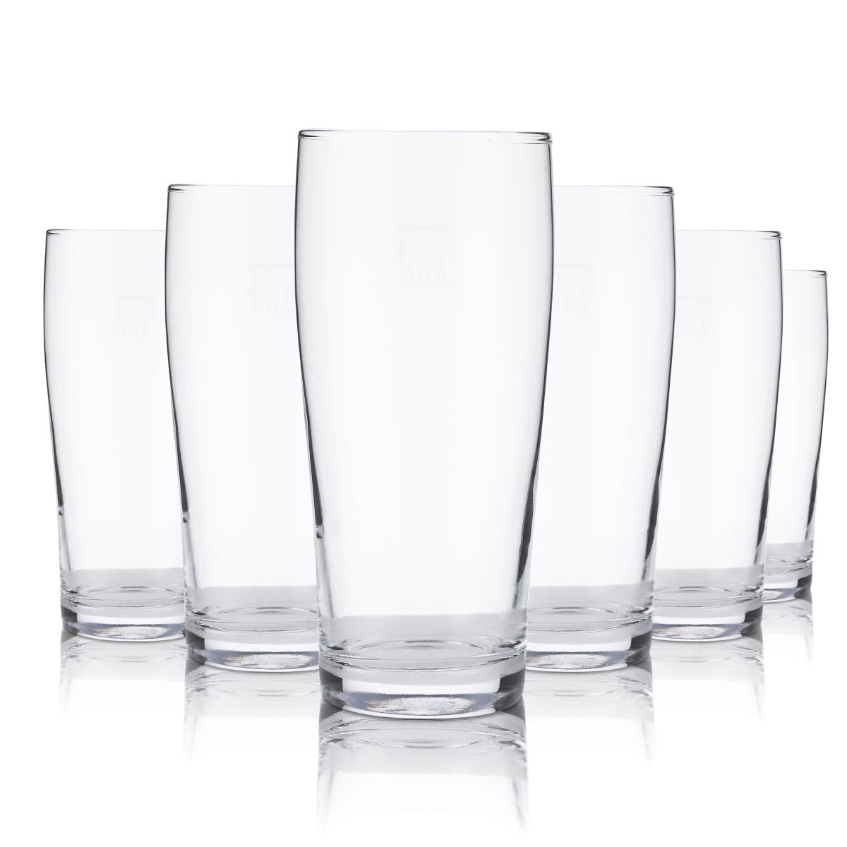 12 bicchieri in vetro da 0,3 l, universali, Arcoroc, per acqua, succhi, bibite, birra