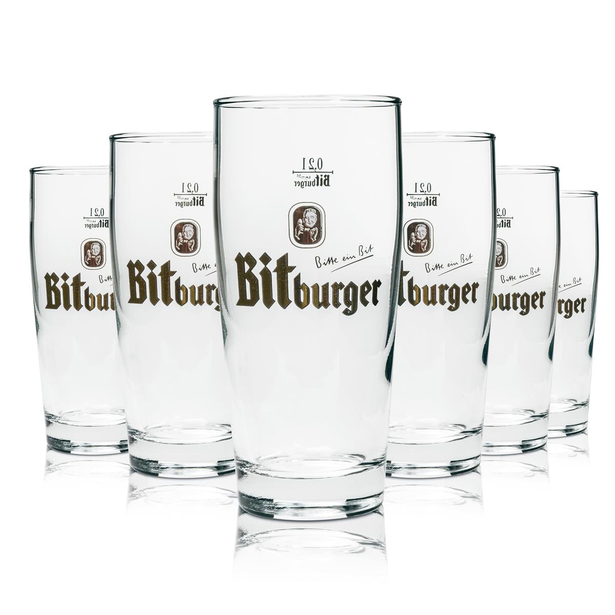 12 bicchieri da birra Bitburger 0,2 l Willi Becher – Vista 2