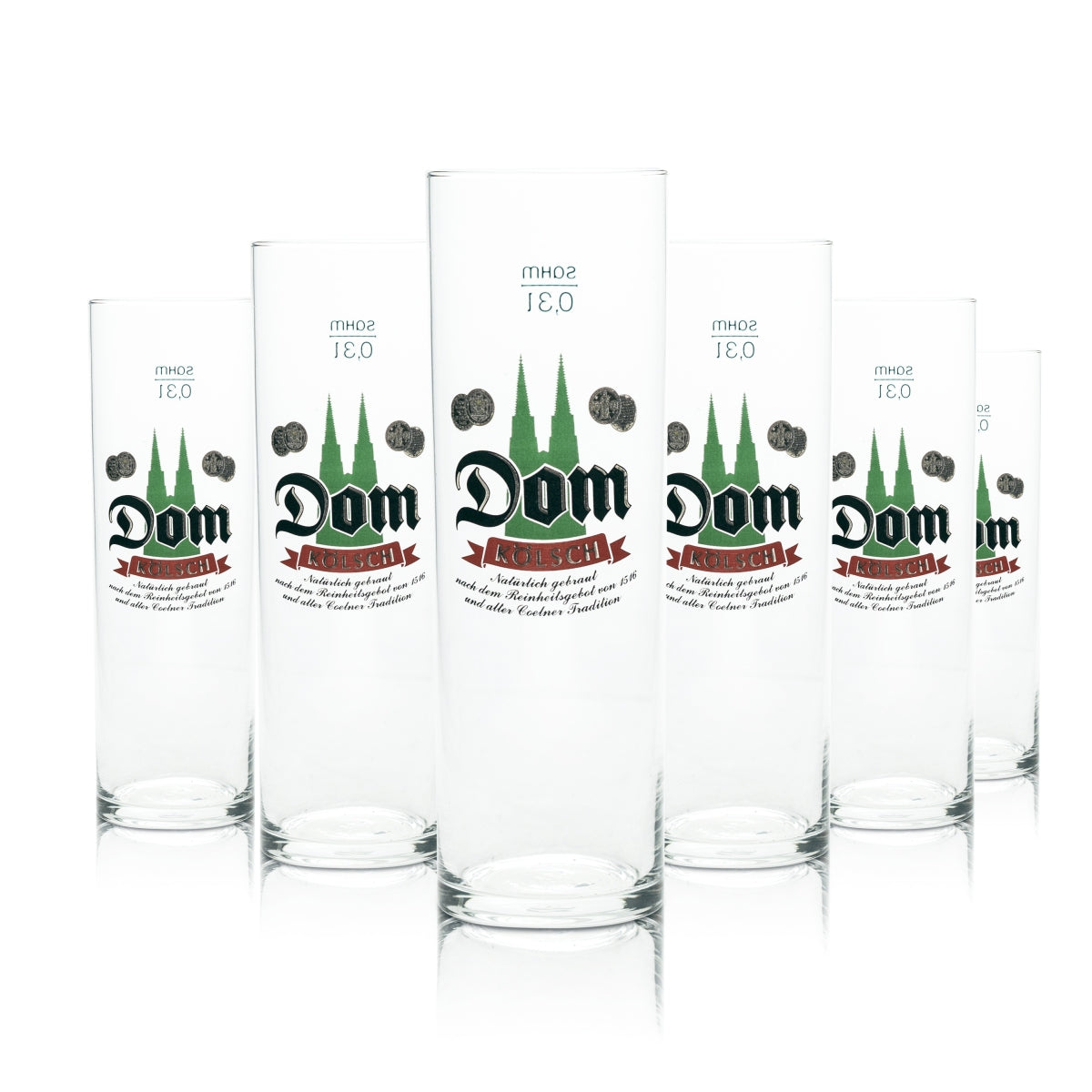 12 bicchieri da birra Dom 0,3 l Kölsch Stange Colonia Birrificio Pils Export Alt Retro