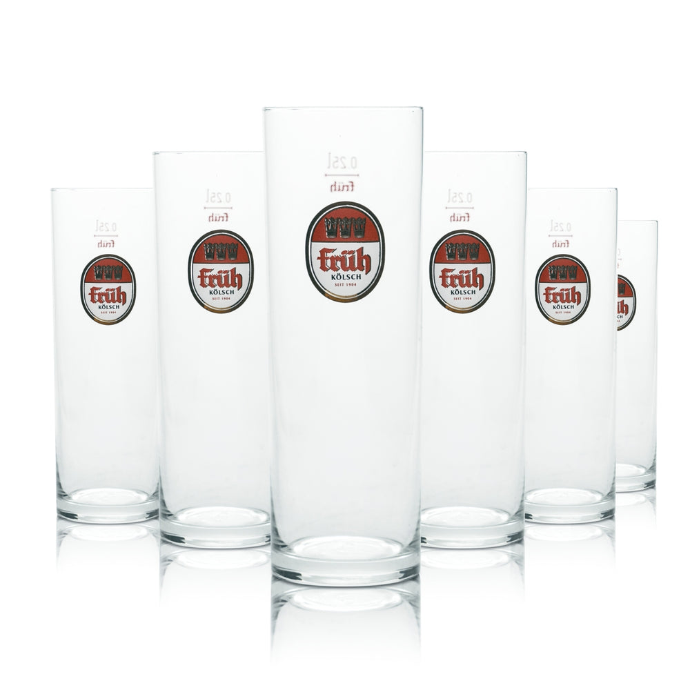 12 bicchieri Früh Kölsch da 0,25 l Bicchieri da birra Kölsch Bicchieri da birra Birrificio Pub Bar