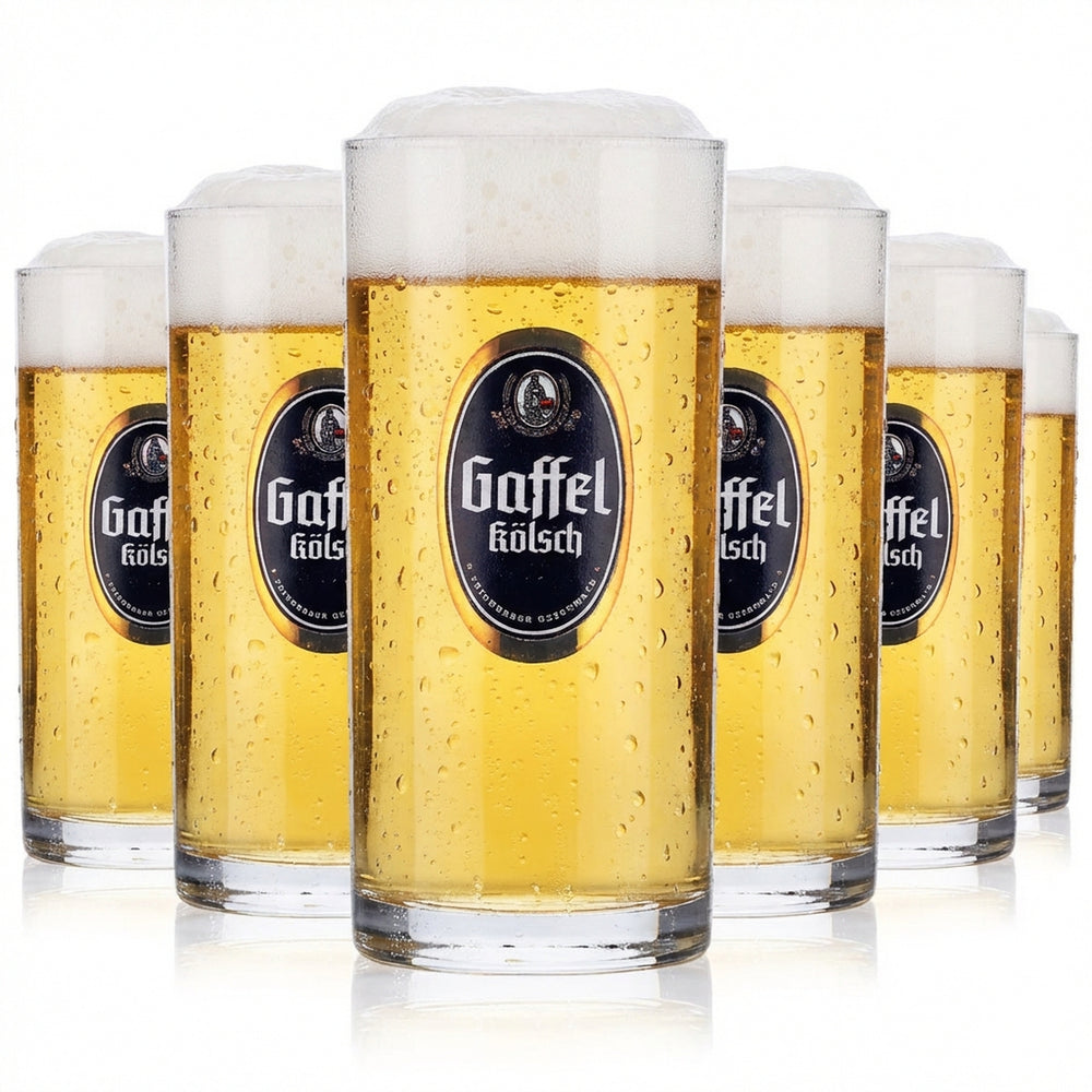 12 bicchieri da birra Gaffel da 0,1 l Bicchieri da birra da bar/da banco Bicchieri da degustazione Bicchieri da assaggio