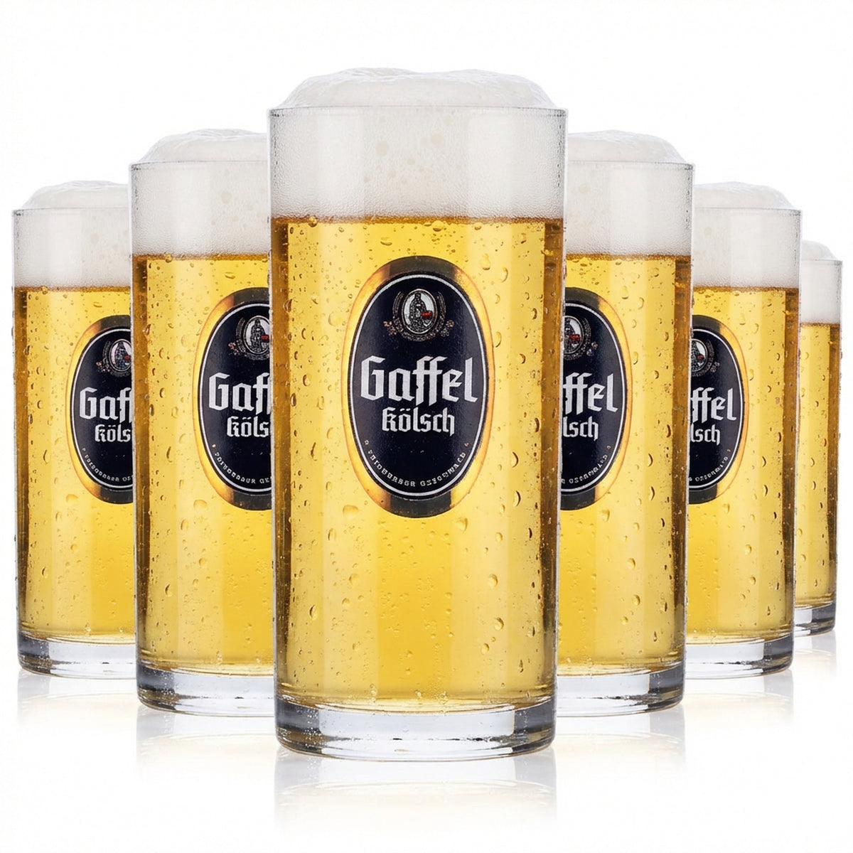 12 bicchieri da birra Gaffel da 0,1 l Bicchieri da birra da bar/da banco Bicchieri da degustazione Bicchieri da assaggio