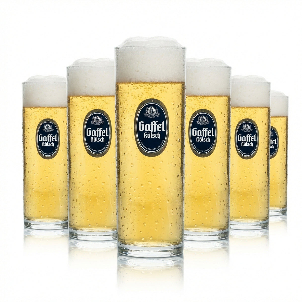 12 bicchieri da birra Gaffel 0,25 l Kölsch Stange Bicchieri birra Colonia Birrificio Rastal