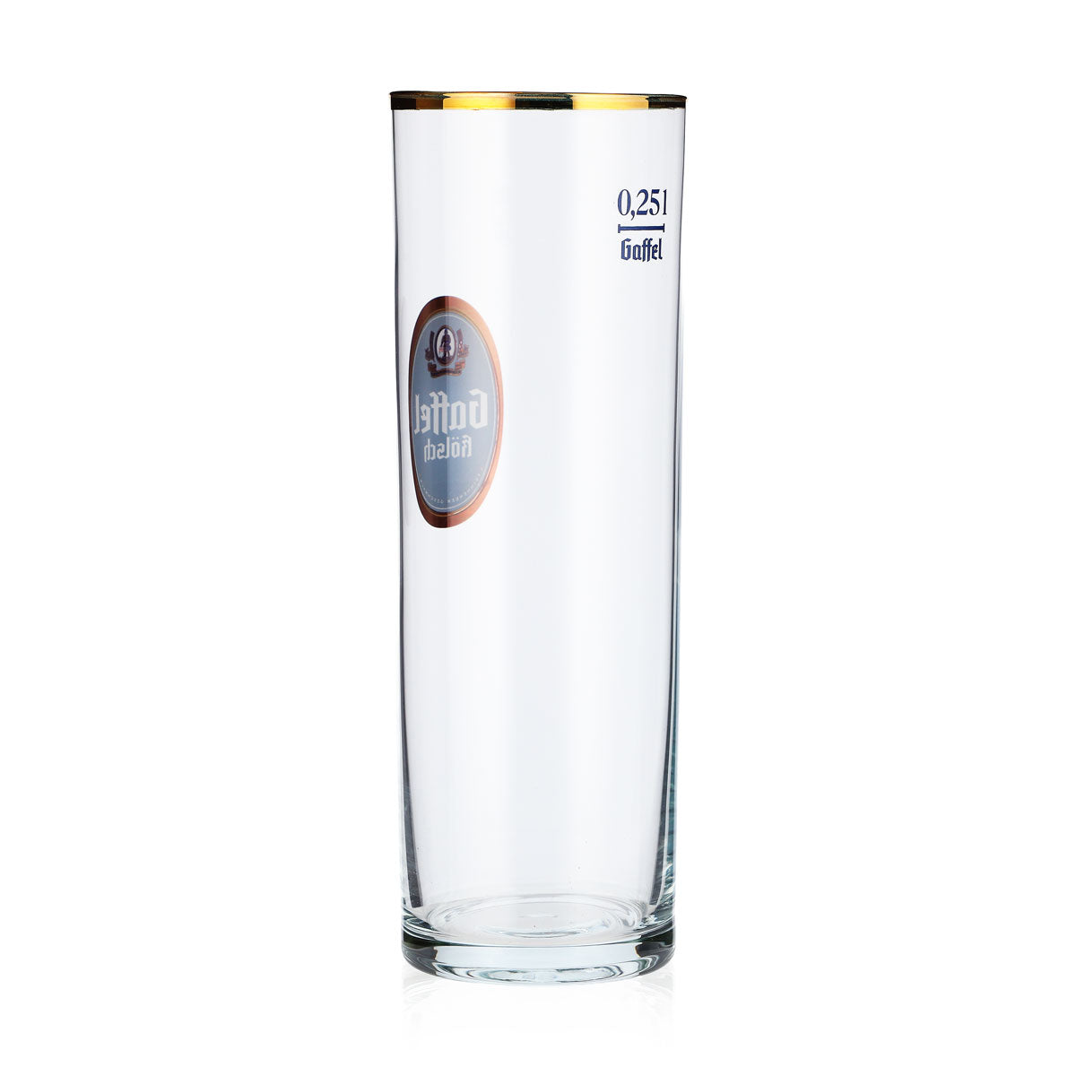 12 bicchieri da birra Gaffel Bicchieri da birra Bicchieri da Kölsch 0,25 l Bicchieri da Kölsch con bordo dorato – Vista 5