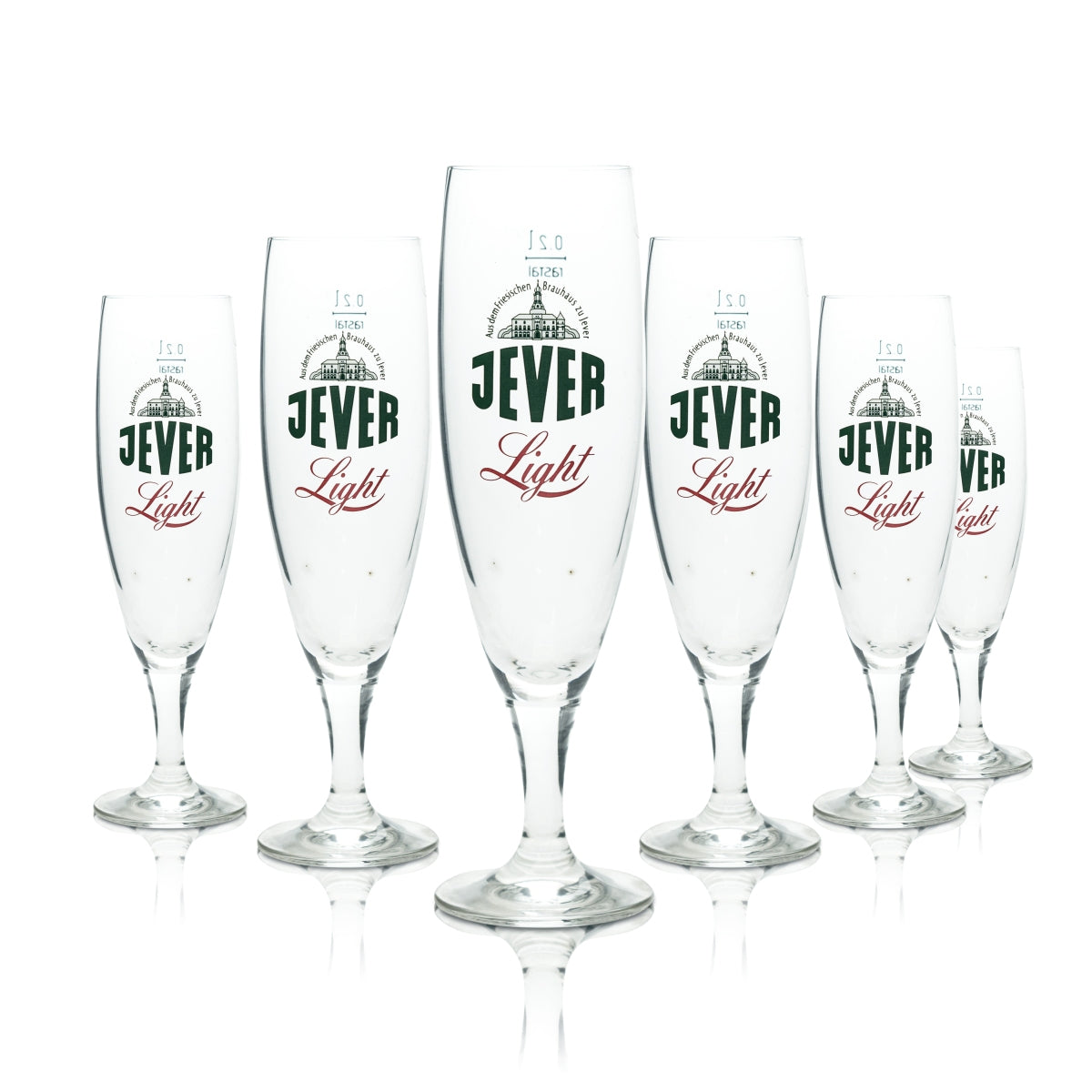 12 bicchieri da birra Jever Light 0,2 l Tulipano Rastal Pokal Birrificio Bicchiere da birra