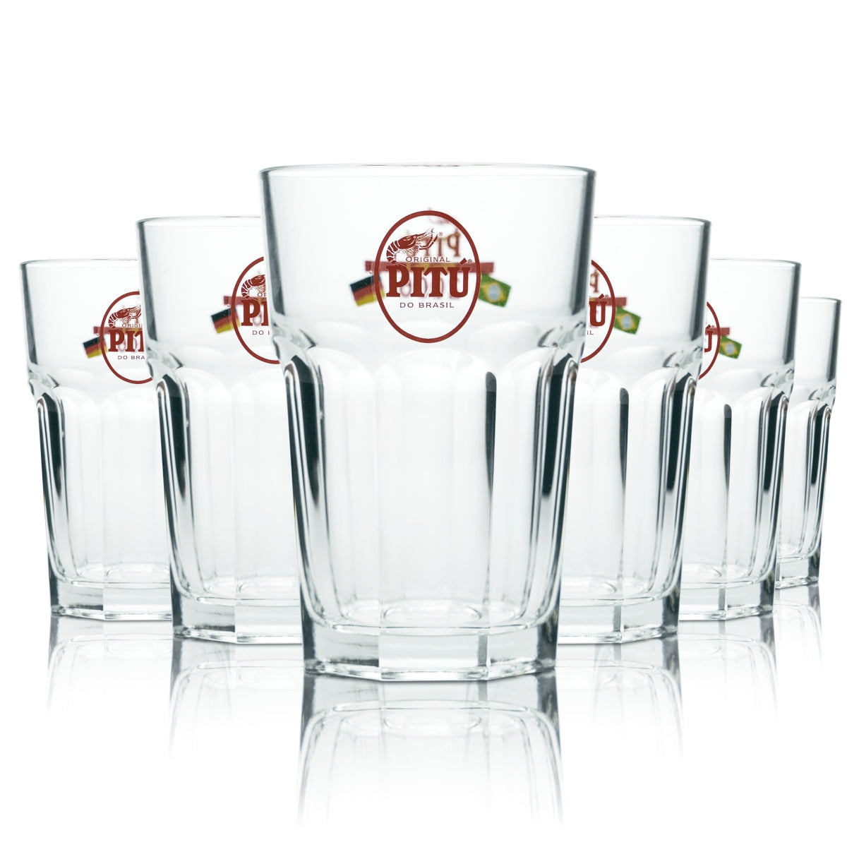 12 bicchieri Pitu Cachaca 0,3 l Longdrink WM Brasile Cocktail Caipirinha