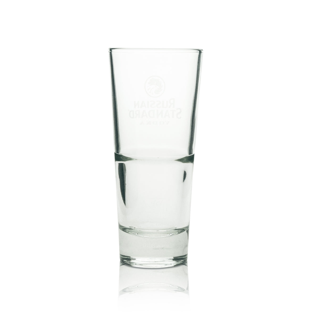 12 bicchieri da long drink Russian Standard Vodka con scritta bianca – Vista 3