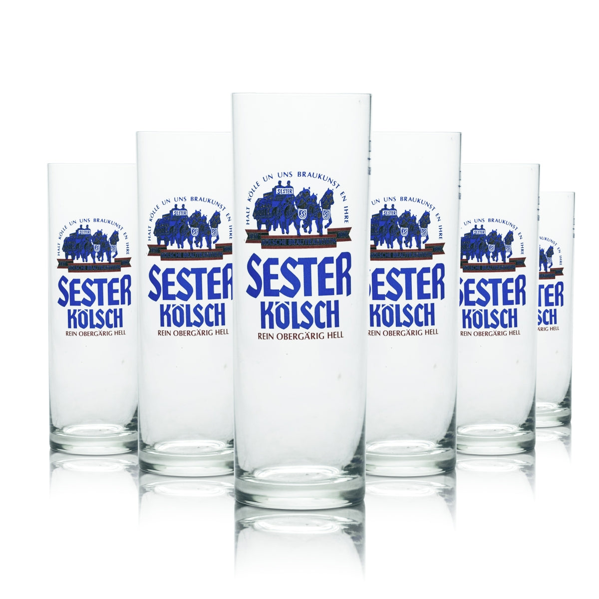 12 bicchieri da birra Kölsch Sester 0,2 l, birra chiara, birrificio, gastronomia, rovere antico