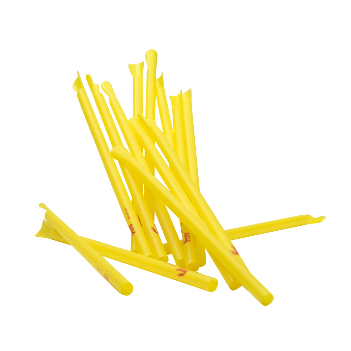 14x cannucce Pitu Schnaps Accessori da bar Cannucce da bar Giallo Plastica