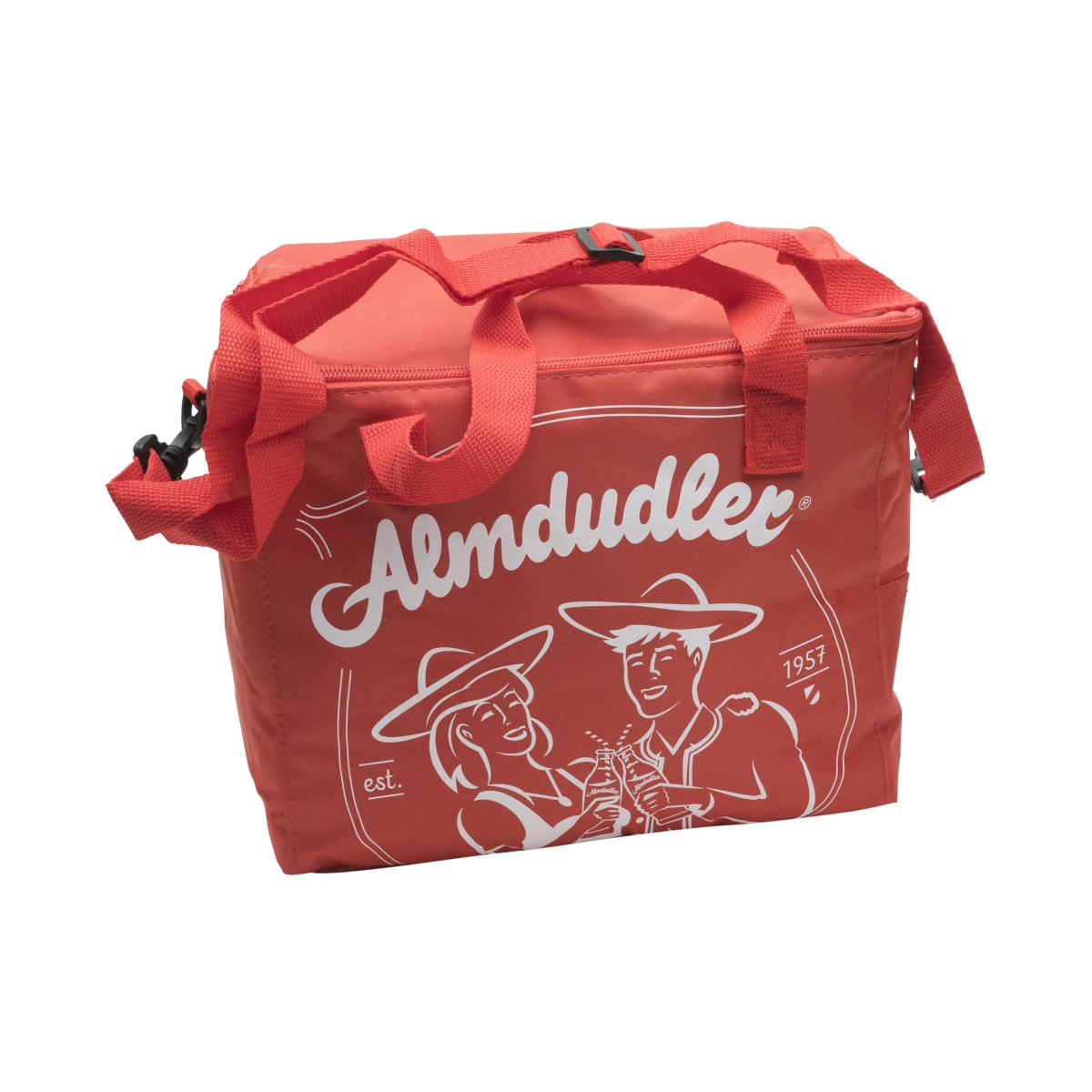 1x borsa termica per bevande analcoliche Almdudler rossa
