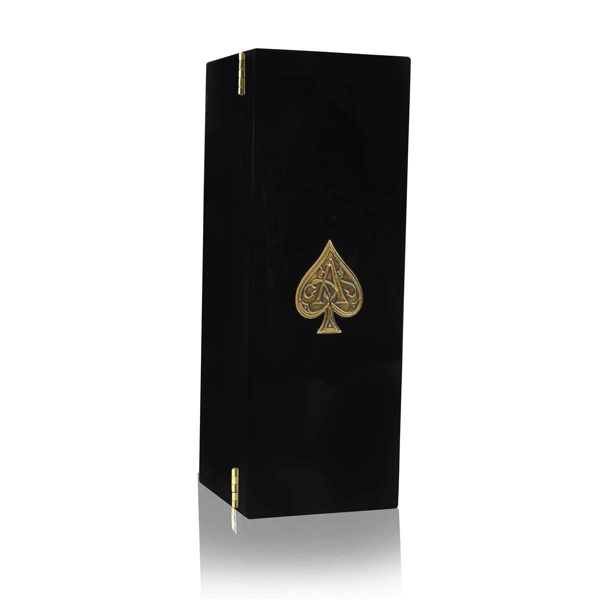 1x Cassa per champagne Armand de Brignac dorata con finitura laccata pianoforte