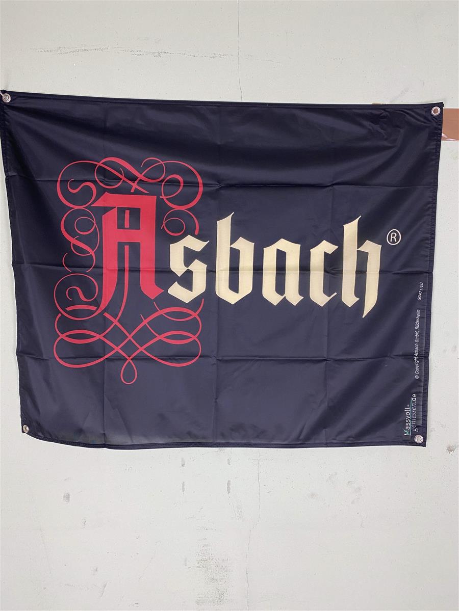 1x Bandiera Asbach Uralt nera 95 x 80 – Vista 2